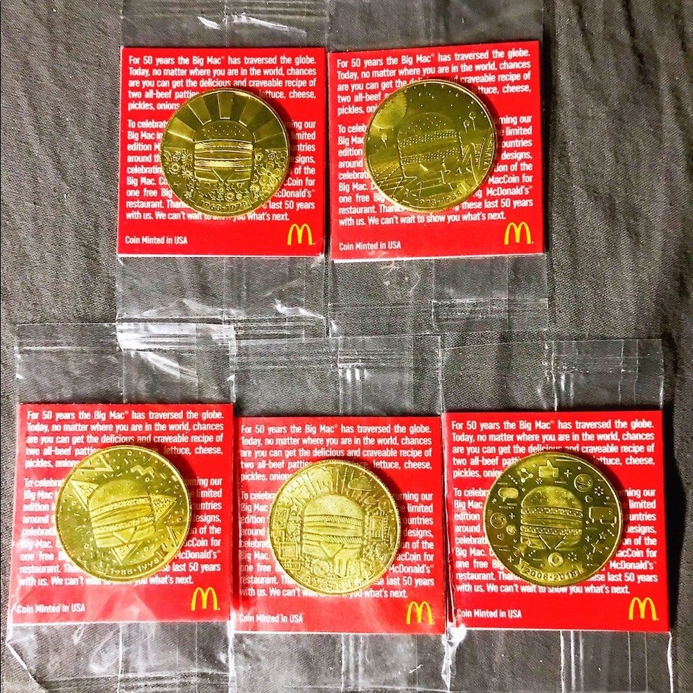 McDonald Big Mac Coin Full Set
